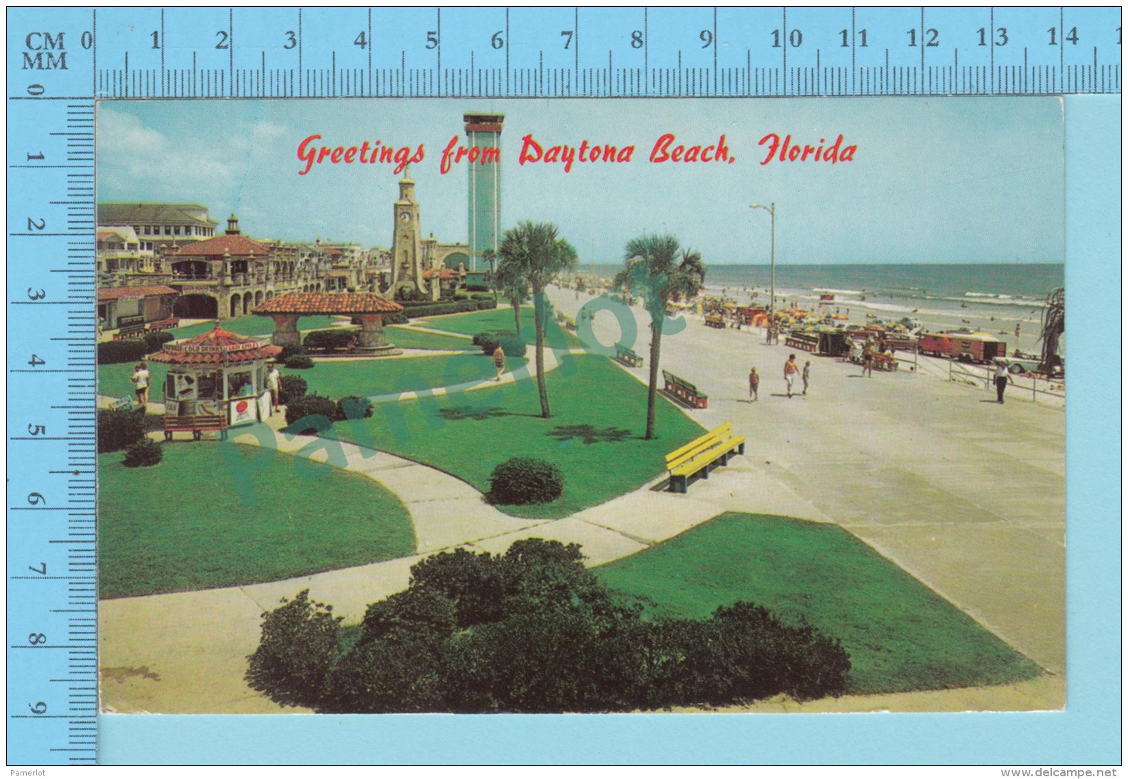 Greetings From - Daytona Beach  - Florida - USA - 2 Scans - Souvenir De...