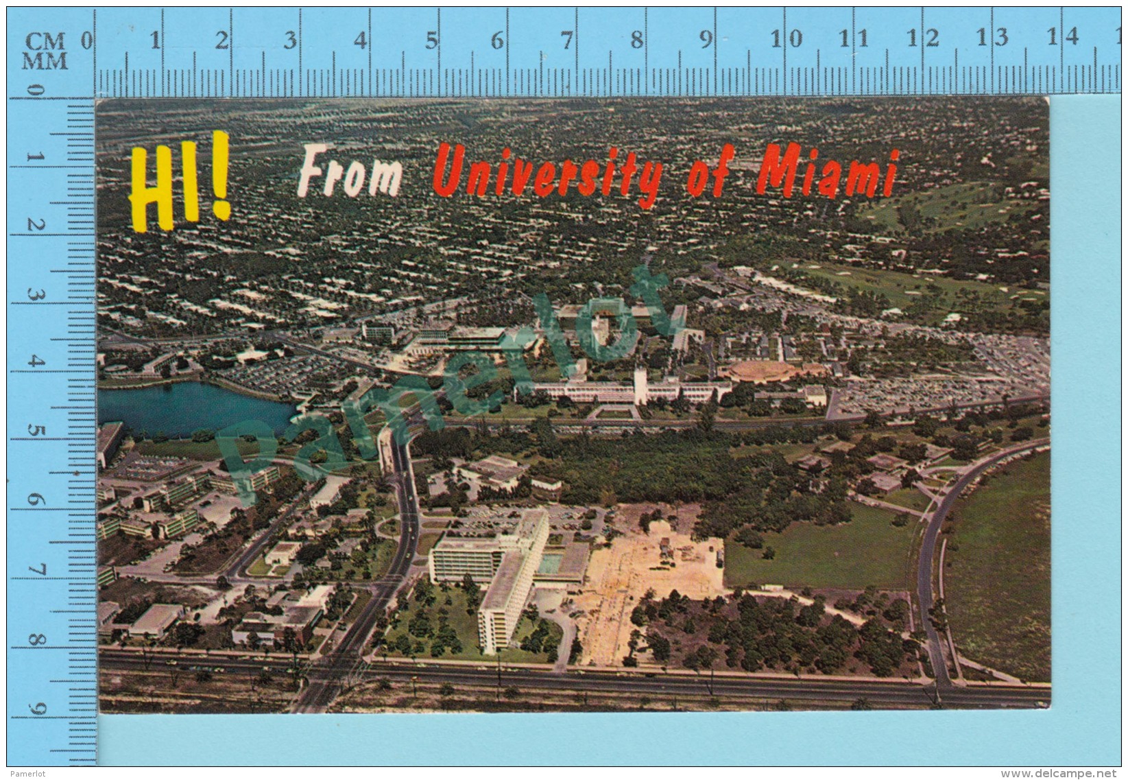 HI ! From -University Of Miami - Florida  USA - 2 Scans - Souvenir De...