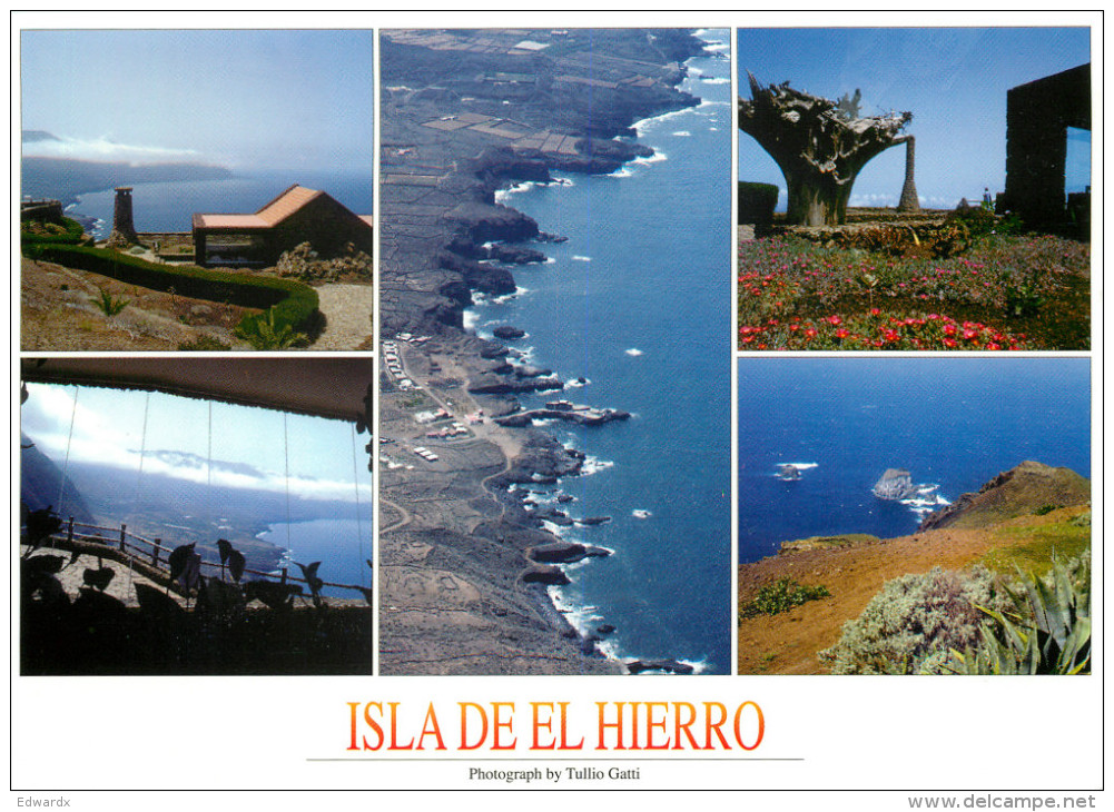 Multiview, El Hierro, Spain Postcard Posted 2004 ATM Meter - Hierro