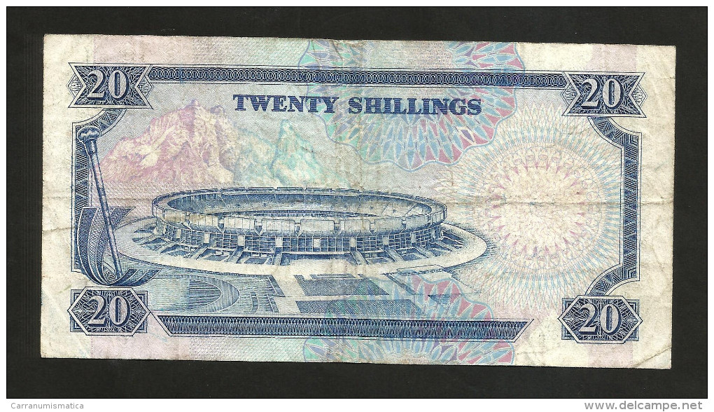 [NC] KENYA - CENTRAL BANK Of KENYA - 20 SHILLINGS (1988) - D. TOROITICH ARAP MOI - Kenia