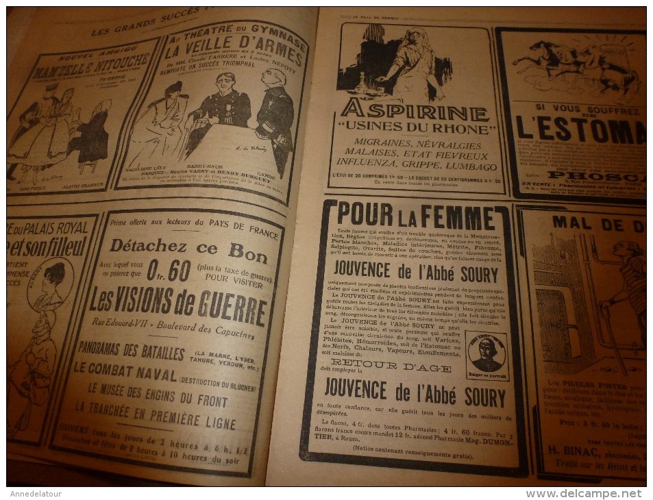 1917 LPDF :S-M-poseur-de-mines;Grecs à Corinthe;Athos;Couvents (Xenophon,Simopetra,St-Paul,roumain);Deal(Kent);MASSY-P - Français