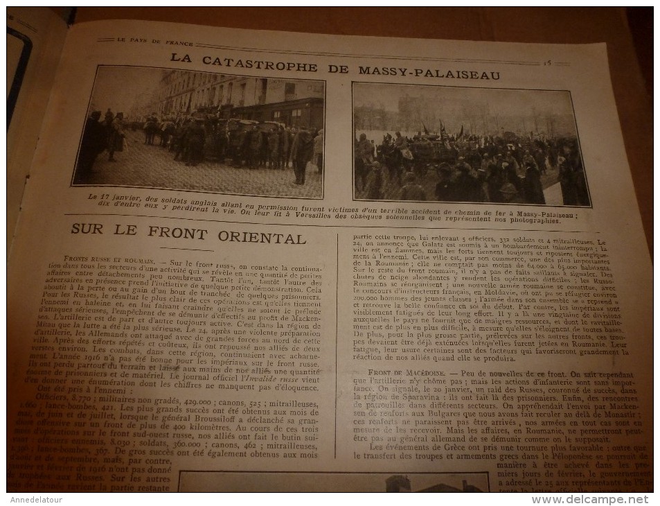 1917 LPDF :S-M-poseur-de-mines;Grecs à Corinthe;Athos;Couvents (Xenophon,Simopetra,St-Paul,roumain);Deal(Kent);MASSY-P