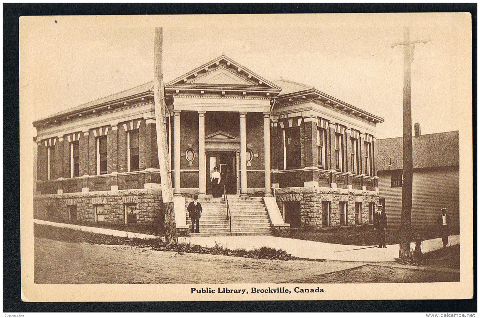 BROCKVILLE -ONTARIO - CANADA -  Public Library -Edition R. Wright - Recto Verso - PAYPAL FREE - Brockville