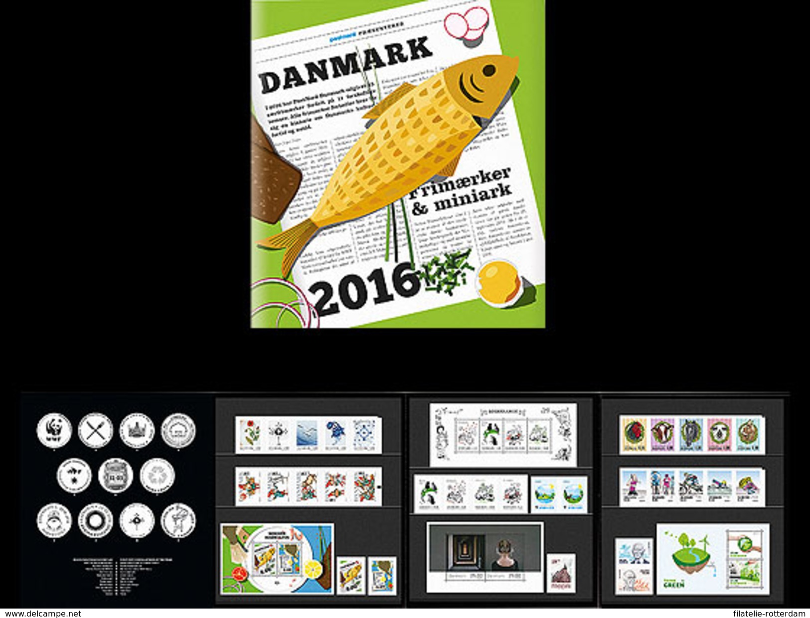Denemarken / Denmark - Postfris / MNH - Complete Yearset 2016 NEW!! - Nuovi