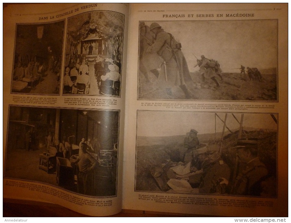 1917 LPDF :Joffre;Français & Serbes à Veliselo;Mutilés Au Travail Agricole à Montluel;Salon Des Armées;St-Nicolas Russe - Français