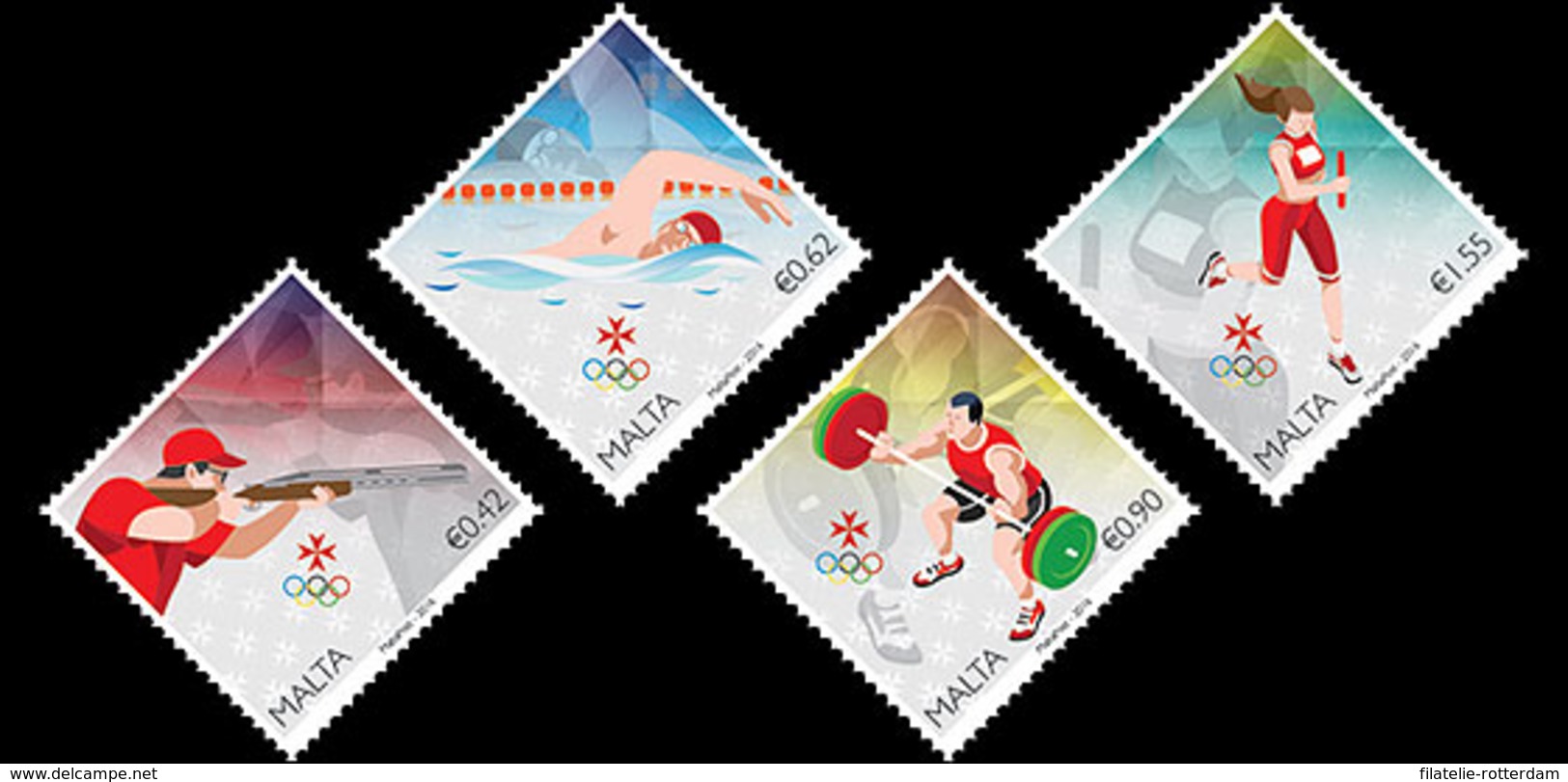 Malta / Malte - Postfris / MNH - Complete Set Olympische Spelen 2016 NEW!! - Malta