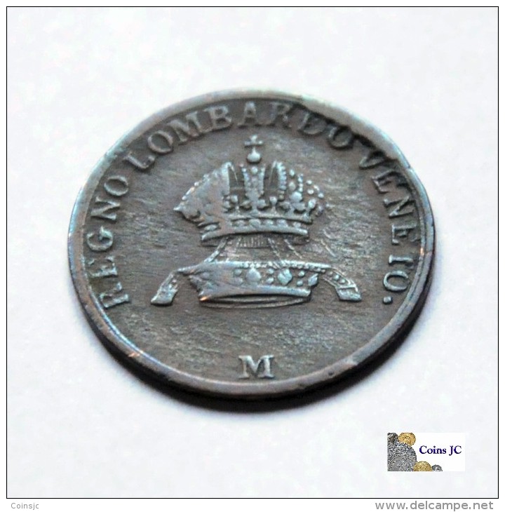 Italia - Reino Lombardo - Milan - 1 Centésimo - 1822 - Lombardo-Veneto