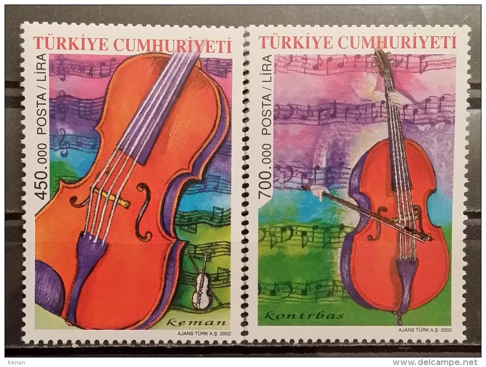 Turkey, 2002, Mi:  3321/22 (MNH) - Unused Stamps