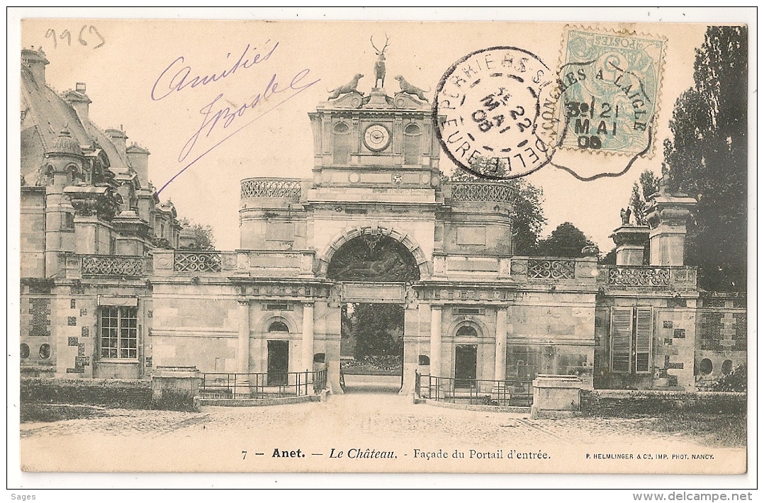 Convoyeur CONCHES A LAIGLE Sur Carte Postale. - Poste Ferroviaire