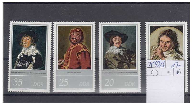 DDR Michel Kat.Nr. Postfr/** 2543/2546 - Unused Stamps