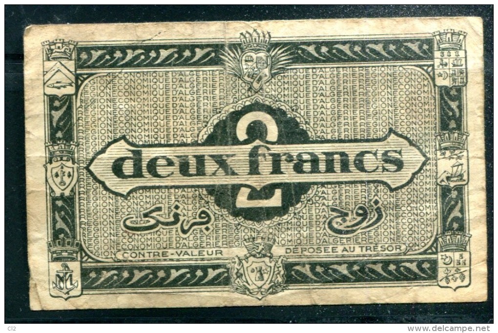 Région Economique D'Algérie - Deux Francs - Algeria