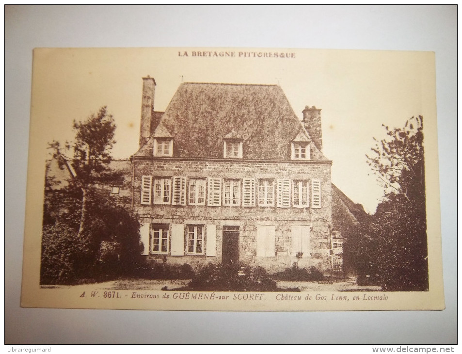 5acm - CPA N° 8671 - Environs De GUEMENE SUR SCORFF - Château De Gozlenn, En Locmalo - [56] - Morbihan - - Guemene Sur Scorff