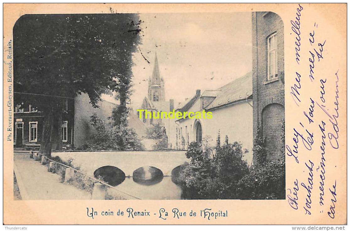 CPA  RONSE RENAIX  UN COIN DE RENAIX LA RUE DE L'HOPITAL - Renaix - Ronse