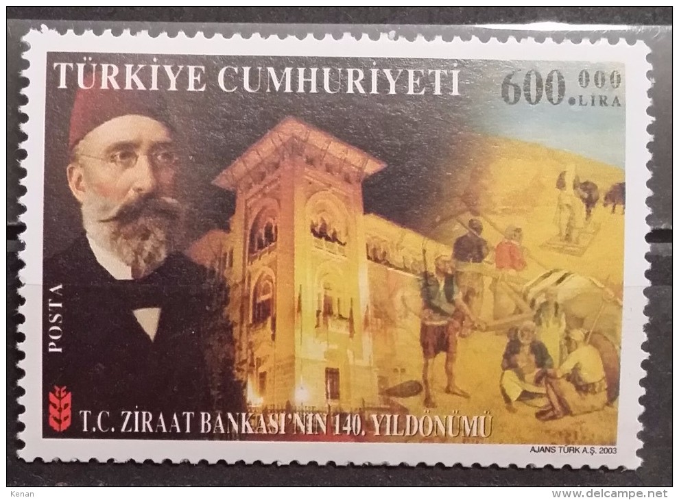 Turkey, 2003, Mi: 3363 (MNH) - Neufs