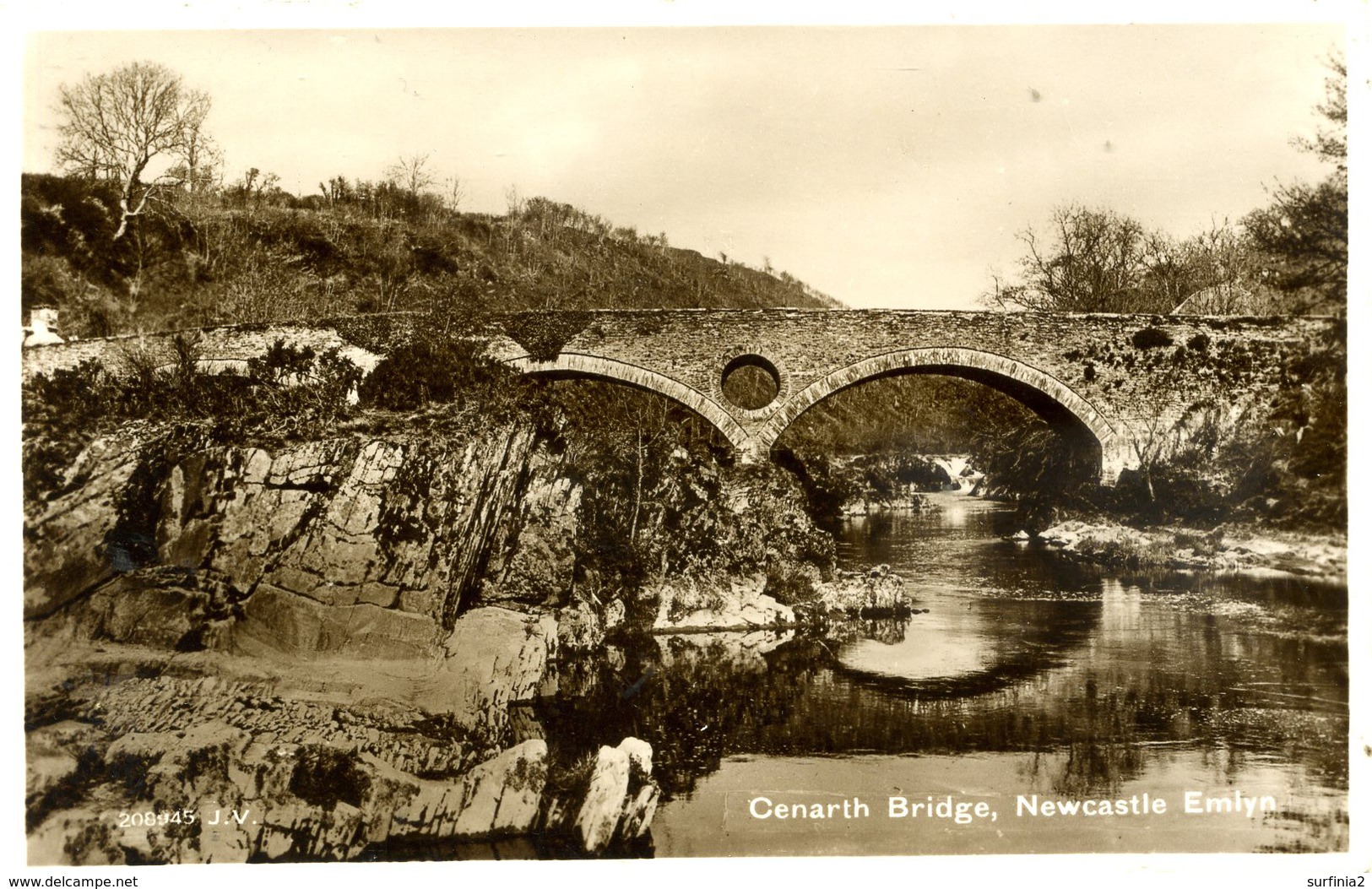 DYFED - NEWCASTLE EMLYN - CENARTH BRIDGE RP  Dyf275 - Cardiganshire