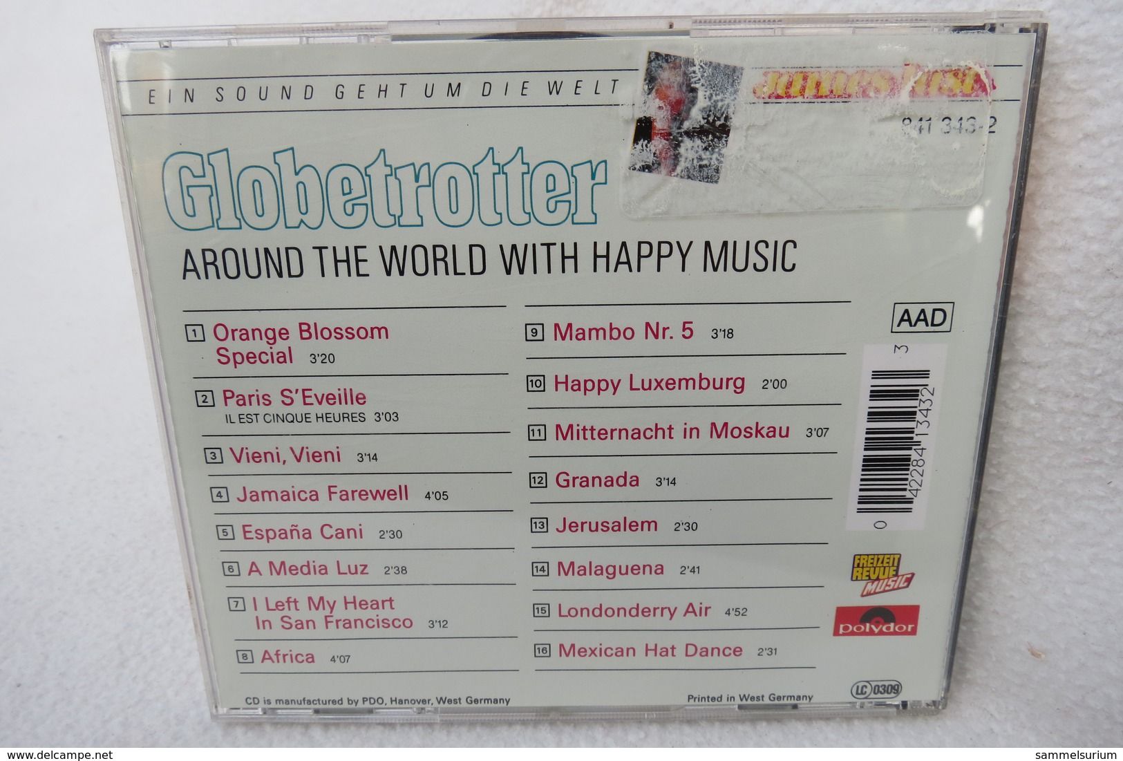 CD "James Last" Globetrotter Around The World With Happy Music - Strumentali