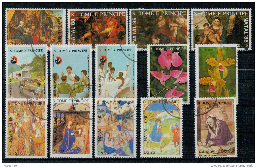 PICCOLO  LOTTO  FRANCOBOLLI     S. TOME E PRINCIPE    2 SCAN    (USATI) - Sonstige - Ozeanien