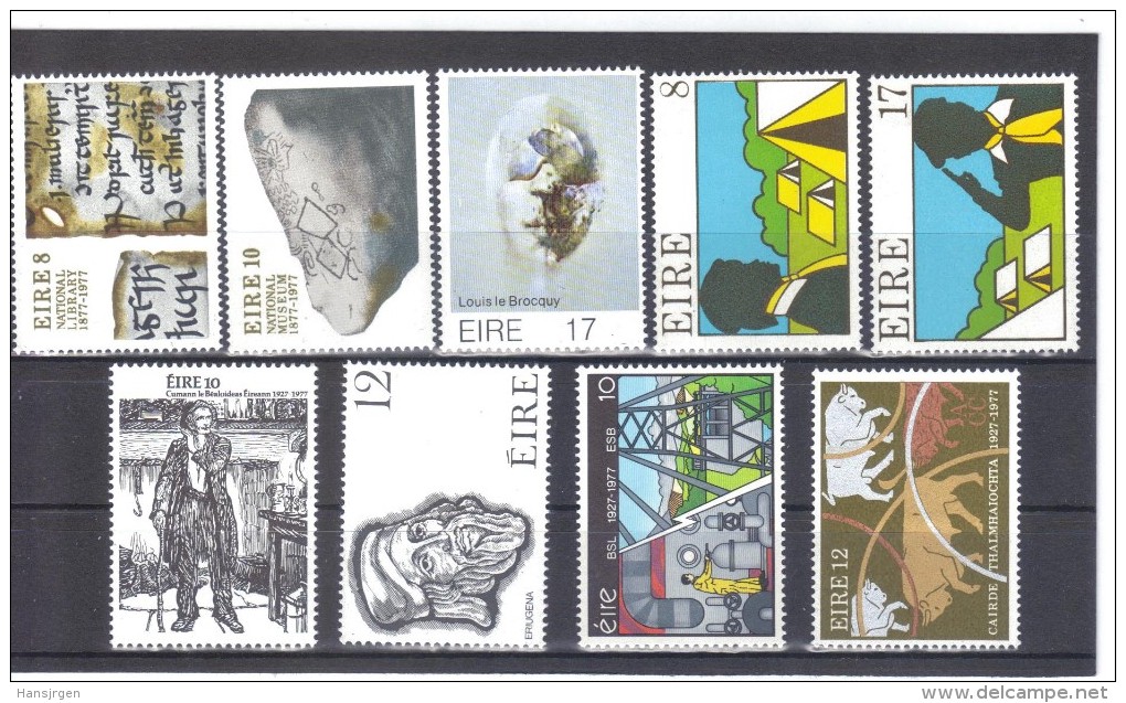 SAR4654  IRLAND  Postfrisches LOT Aus 1977 Siehe ABBILDUNG - Ungebraucht