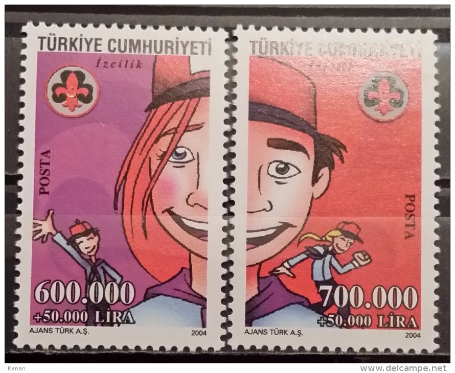 Turkey, 2004, Mi: 3402/03 (MNH) - Ongebruikt