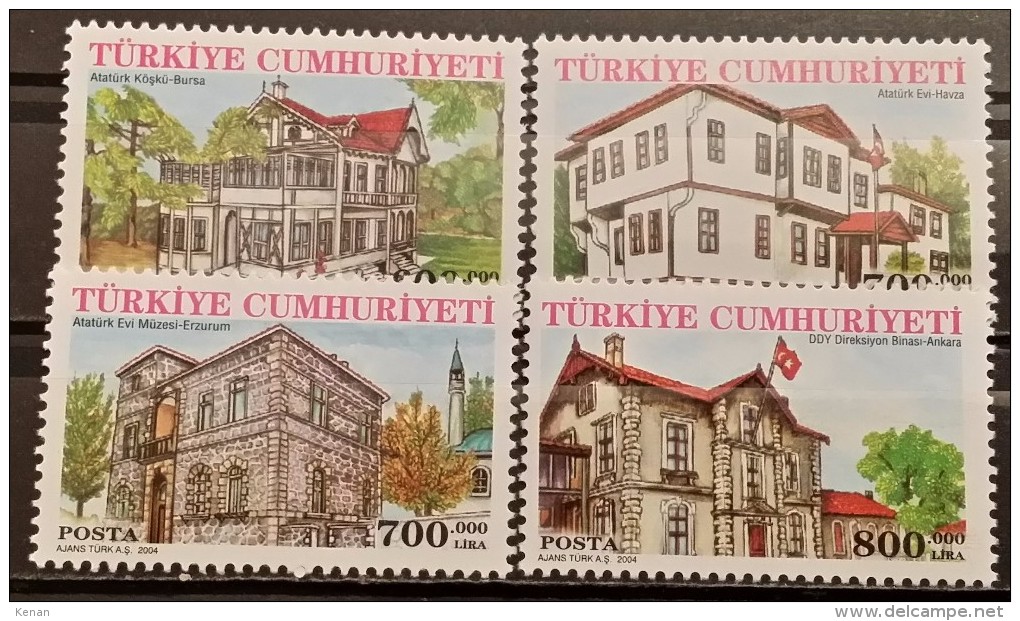 Turkey, 2004, Mi:3406/09 (MNH) - Unused Stamps