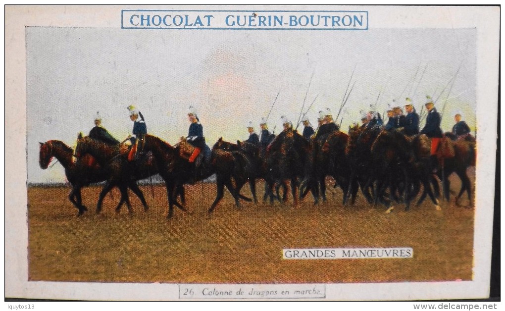 CHOCOLAT GUERIN-BOUTRON - Belle Chromo. - Grandes Manoeuvres - En TBE - Guérin-Boutron