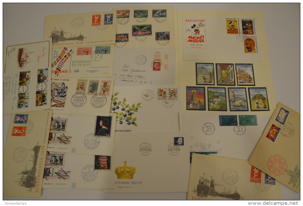 BOX 3, LOT, DISNEY, BRAZIL, FRENCH COLONIES, FDC SWISS, COVERS , ALL MUST GO !!!