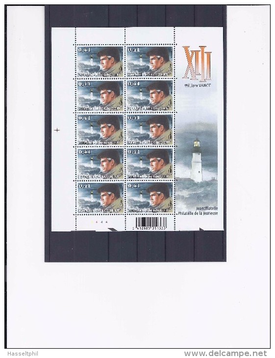 Belgie -Belgique 3233 Velletje Van 10 Postfris - Feuillet De 10 Timbres Neufs  -  XIII - W. Vance - Non Classés