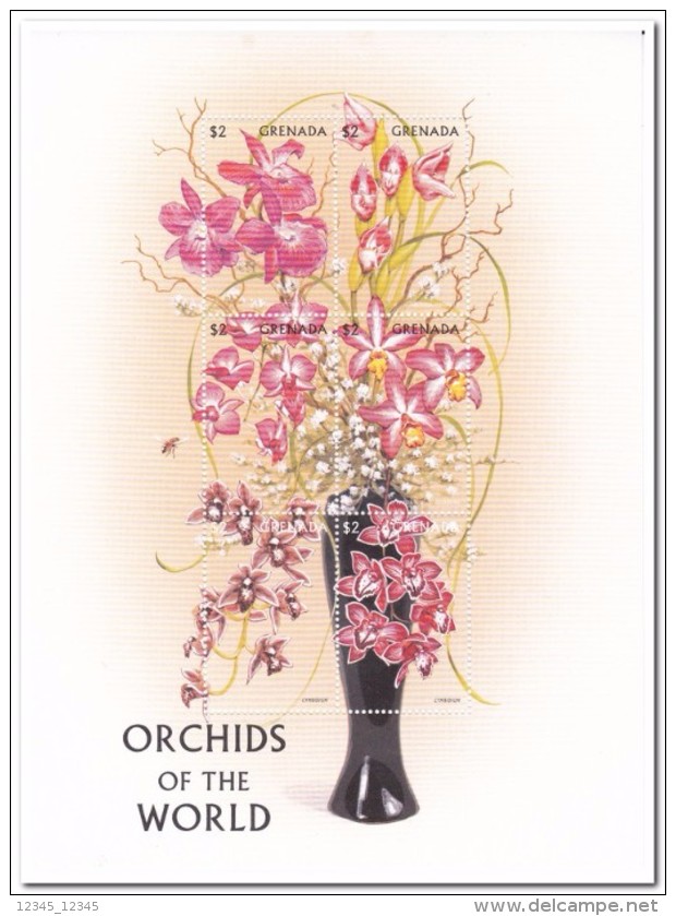 Grenada 1997, Postfris MNH, Flowers, Orchids - Grenada (1974-...)