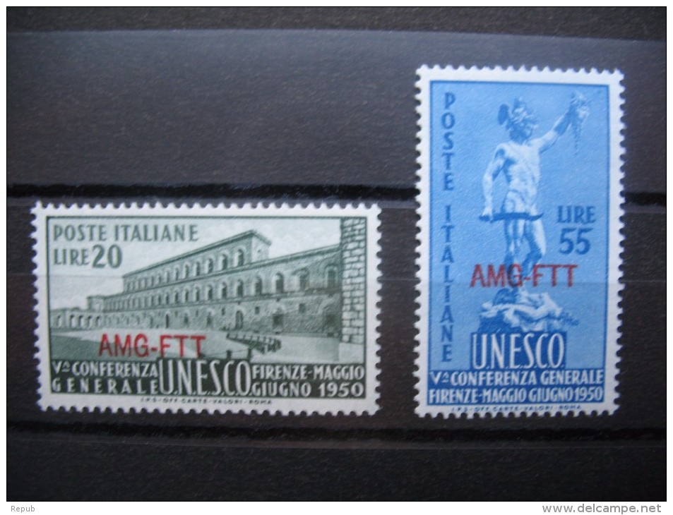 Timbres  Trieste    N°  68 Et 69  **   Côte   25 € - Nuovi