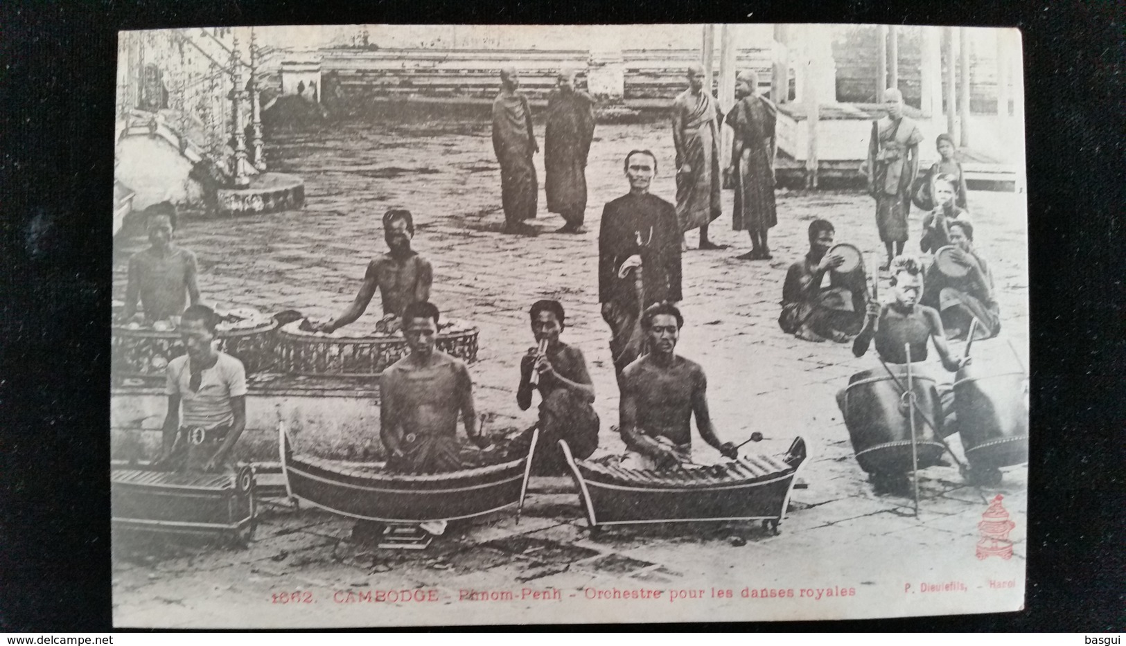 CPA  Cambodge, Phnom, Pnom Penh Orchestre Pour Les Danses Royales - Cambodge