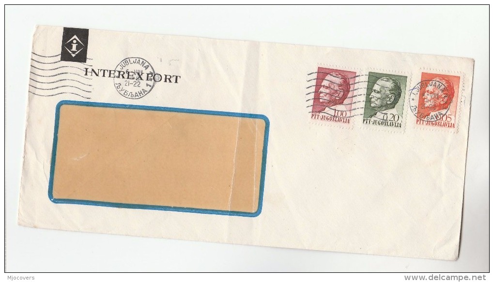 1968  YUGOSLAVIA InterExport  COVER  Stamps 1.00 0.20 0.05 - Covers & Documents