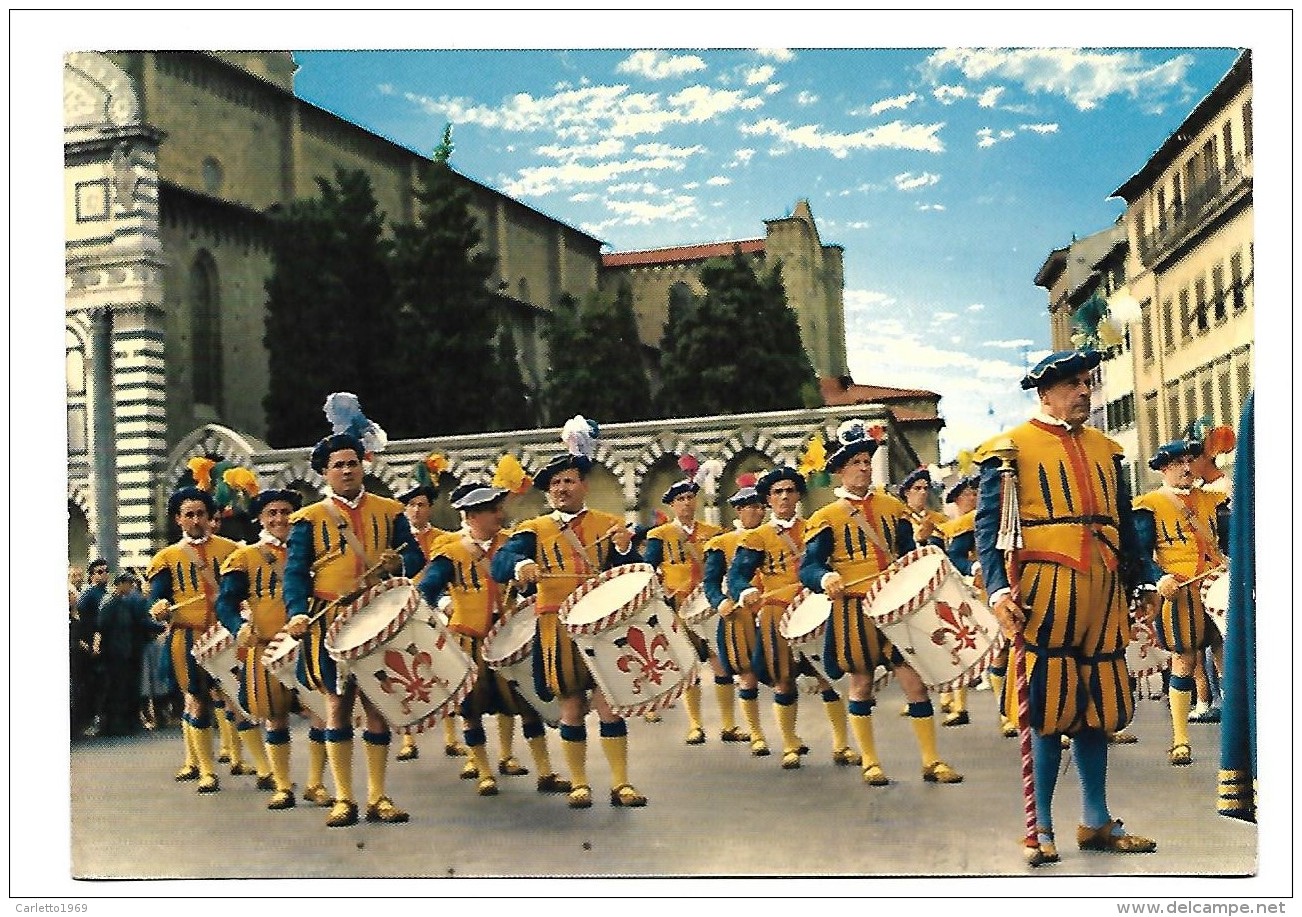 FIRENZE PIAZZA S.MARIA NOVELLA - GIUCO DEL CALCIO IN COSTUME NV  FG - Firenze