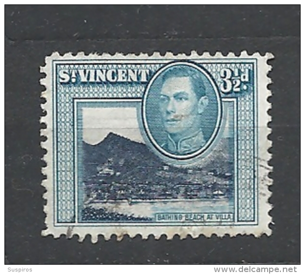 St. Vincent   1938 King George VI, Local Motifs  Used - St.Vincent (...-1979)