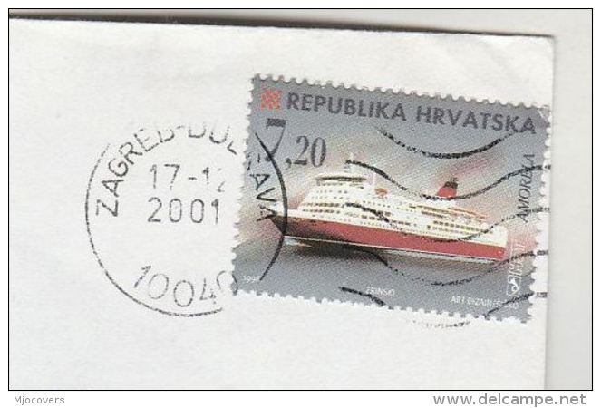 2001 CROATIA  Stamps COVER To Germany - Croatia