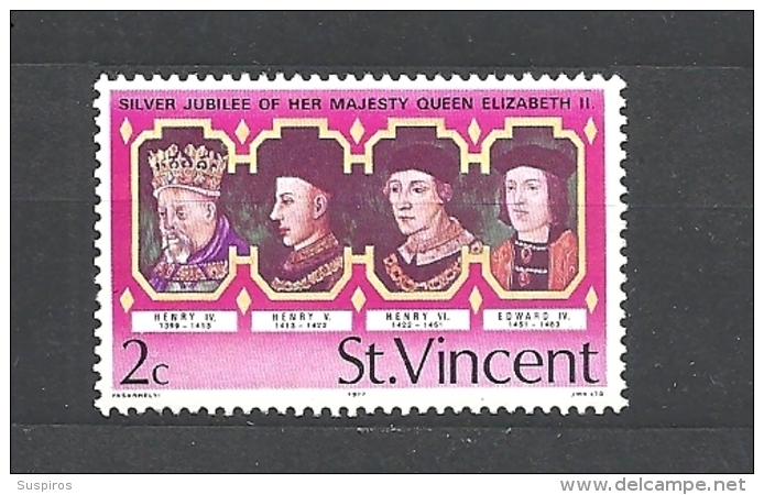 St. Vincent  1977 The 25th Anniversary Of The Regency Of Queen Elizabeth II ** - St.Vincent (...-1979)