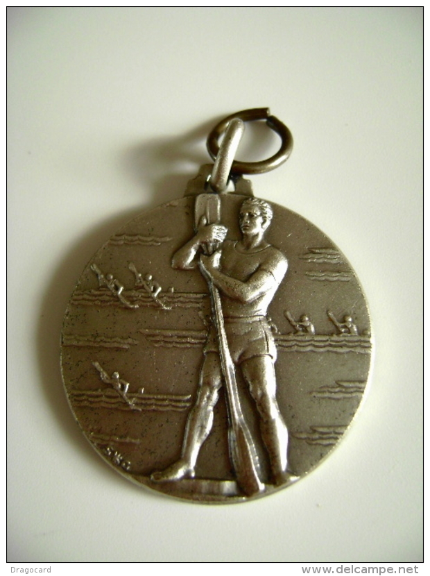 1989 Canoa Milano Idroscalo Inc. Bertoni   SPORT CANOTTAGGIO CANOA REGATA REMI MEDAGLIA  MEDAL - Rudersport