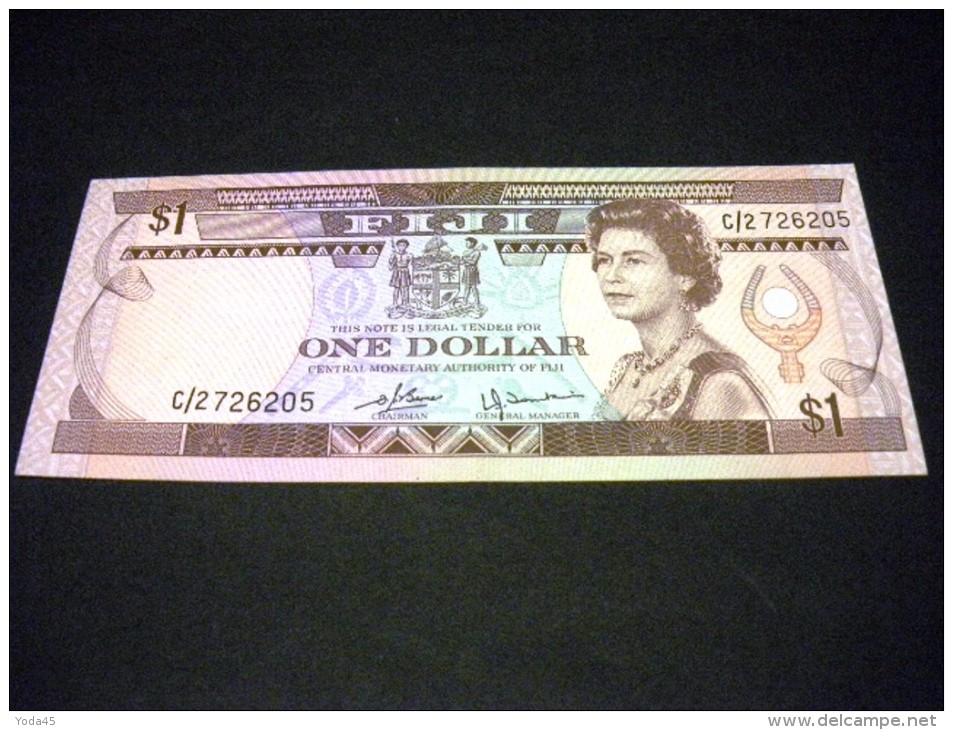 FIDJI 1 Dollars 1980,pick N°76 ,FIJI - Fidji