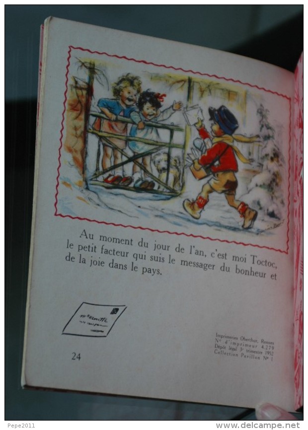 Livre Enfant TOC TOC Le Petit Facteur Germaine BOURET Collection PAVILLON N°1 - Autres & Non Classés