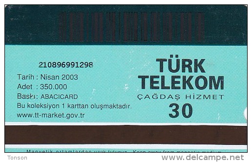 Turkey, N-380, Atatürk And Little Ülkü, 2 Scans. - Turquie