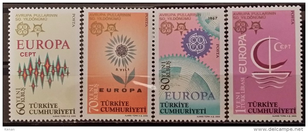 Turkey, 2005, Mi: 3487/90 (MNH) - Unused Stamps