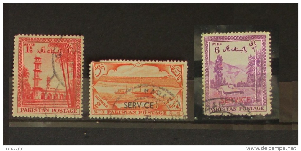 Pakistan 1954 - 1955 Anniversary Indipendence 2 Stamps Used - Pakistán