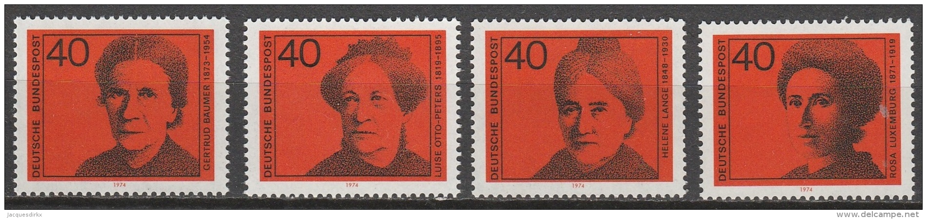 BRD      .     Yvert    640/643          .       **     .      Postfrisch    .    /   .    MNH - Ungebraucht