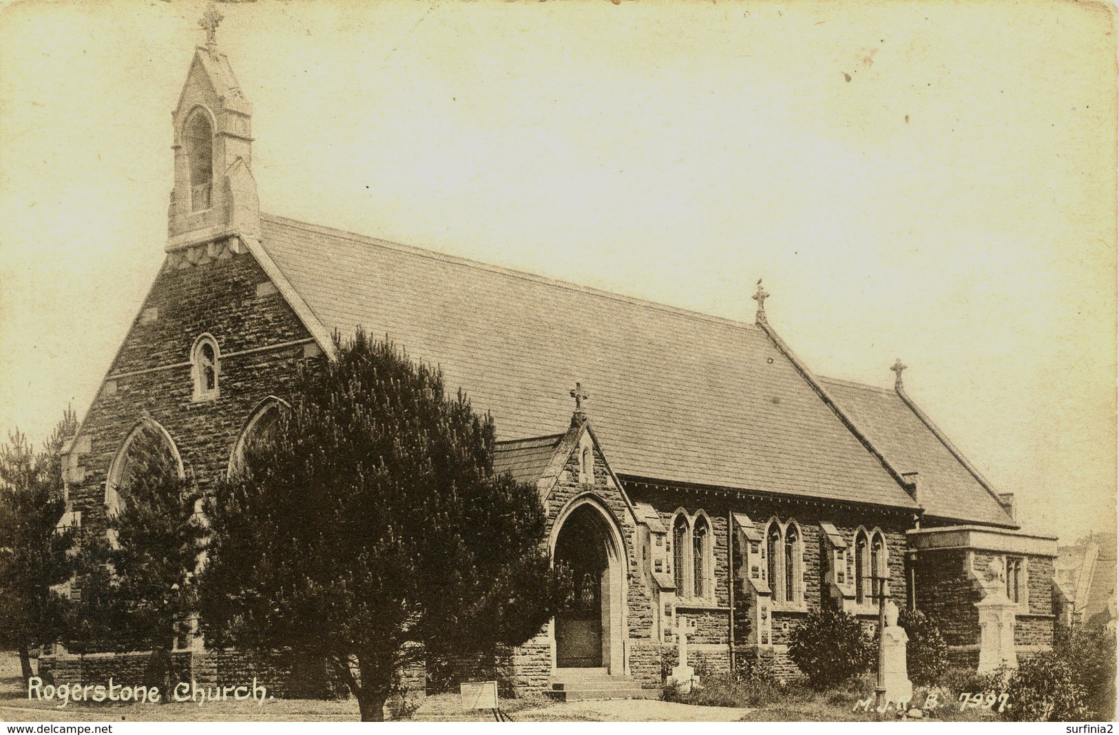 GWENT - NEWPORT - ROGERSTONE CHURCH Gw114 - Monmouthshire