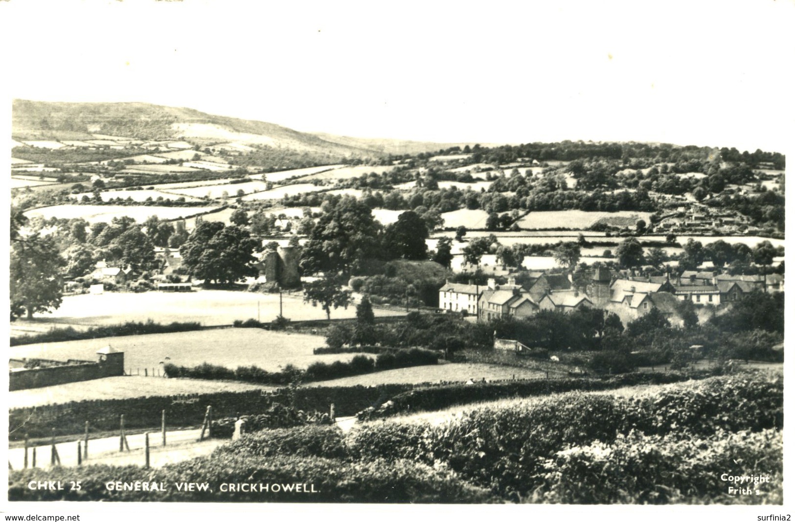 GWENT - CRICKHOWELL - GENERAL VIEW RP Gw116 - Breconshire