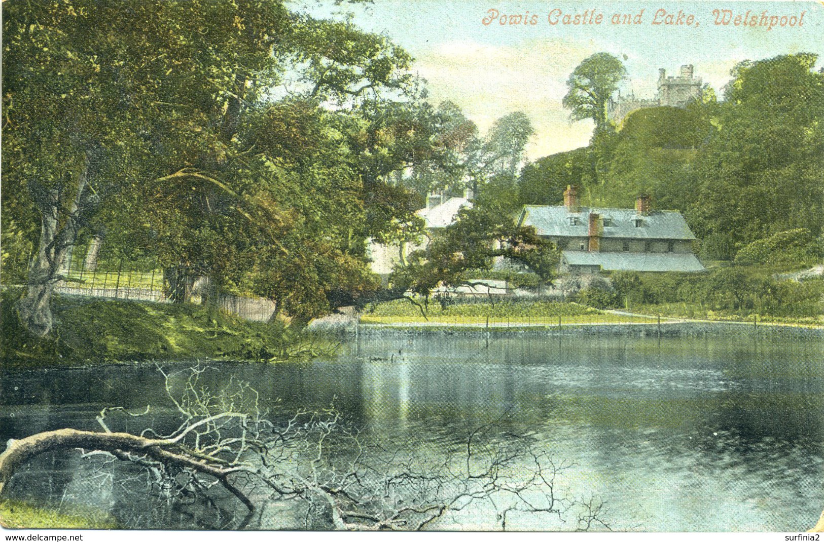 POWYS - WELSHPOOL - POWIS CASTLE AND LAKE Pow83 - Montgomeryshire