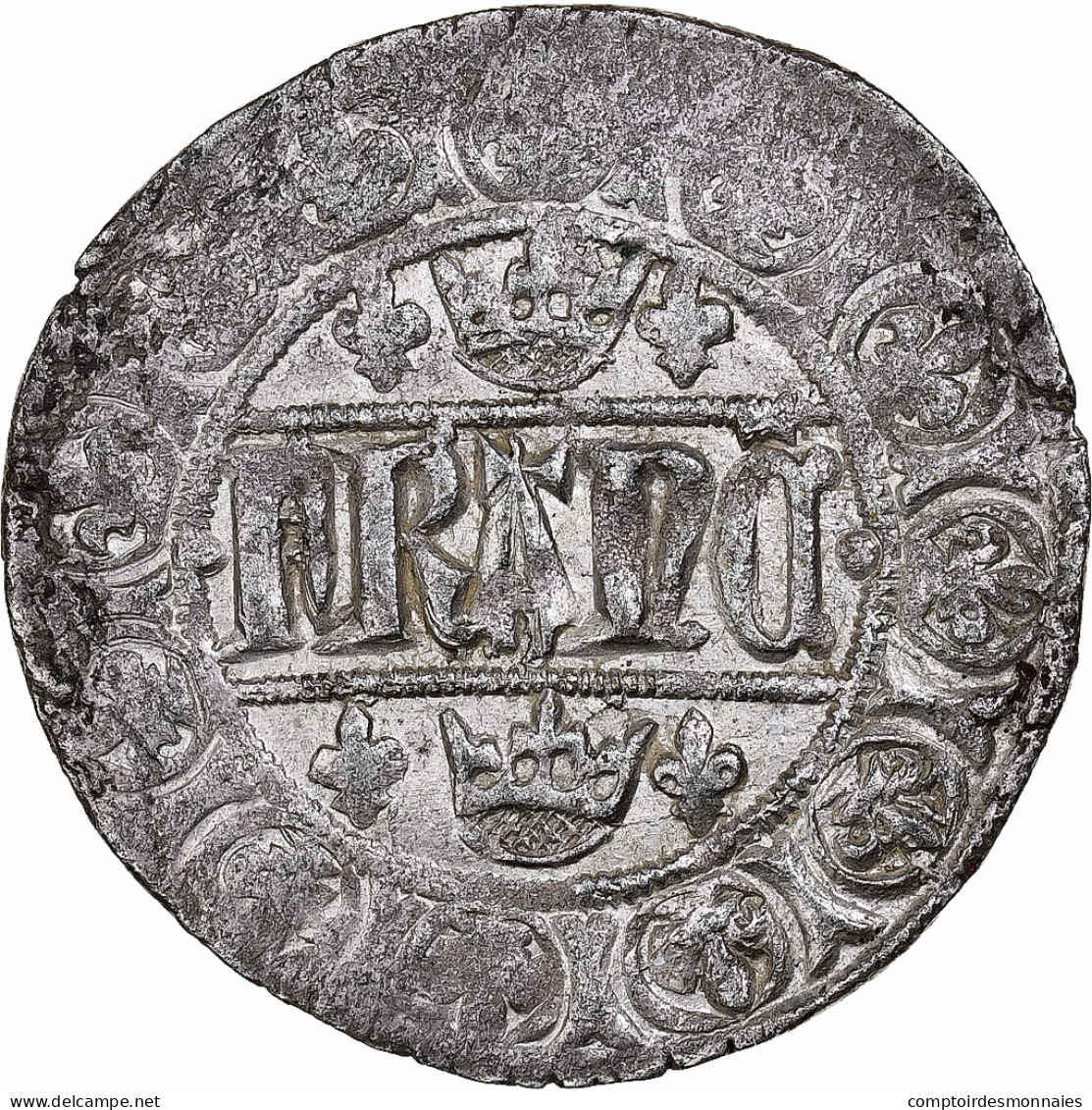 France, Jean II Le Bon, Blanc Aux Quadrilobes, 1354-1364, Billon, TTB - 1350-1364 Johann II. Der Gute