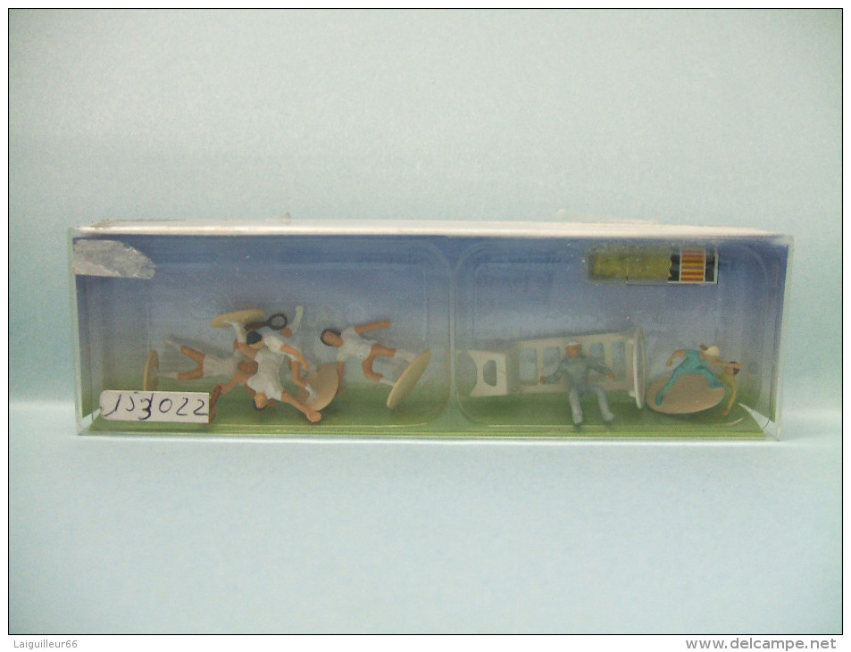 Faller - 7 PERSONNAGES Joueurs De Tennis + Accessoires NBO 153022 NBO HO 1/87 - Scenery