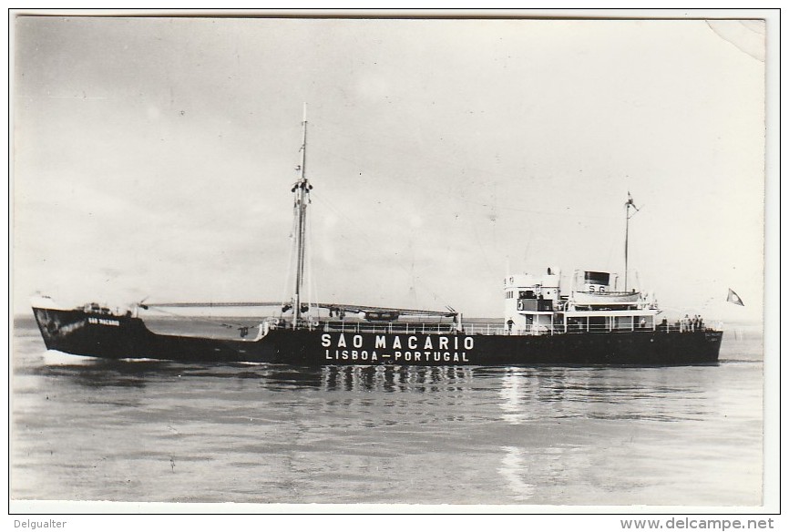 Carte Photo Agfa - Portugal Ship - São Macário - Other & Unclassified