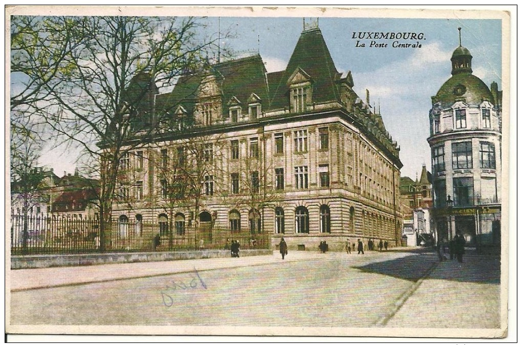 Luxembourg La Poste Centrale - Luxemburg - Stad