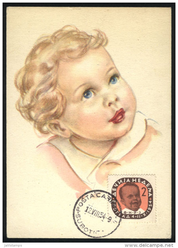 Maximum Card Of AU/1949: BABY, Topic Children, VF - Maximum Cards